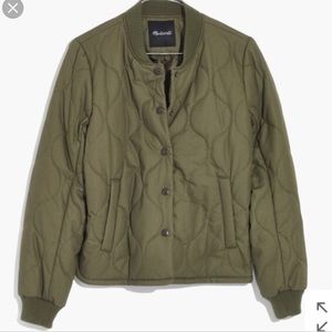 Madewell Quilted Bomber Jacket